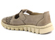 Dámská jarní kožená polobotka - Helios Comfort 421, béžová
