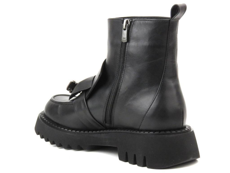 Dámské kožené kotníkové boty - VENEZIA 040541 R010 černá