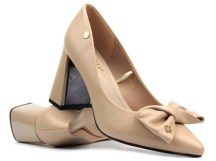 Lodičky na vysokém podpatku - Vinceza 62104, béžové