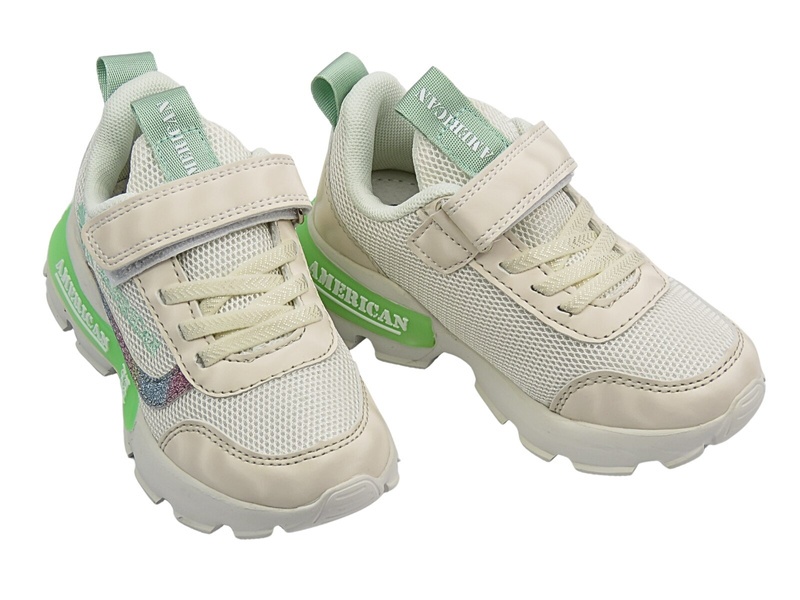 Dětská sportovní obuv - American Club RL 78/22, béžová