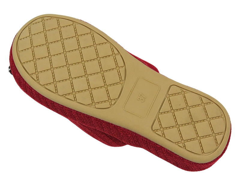 Dámské teplé vánoční pantofle American Club SL 20/24, červená