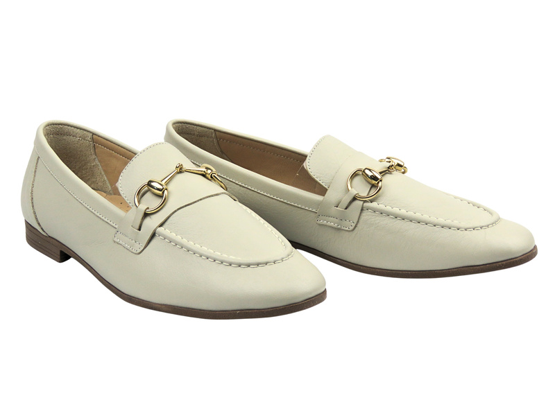 Dámské mokasíny se zlatým zdobením - VENEZIA E246, černé