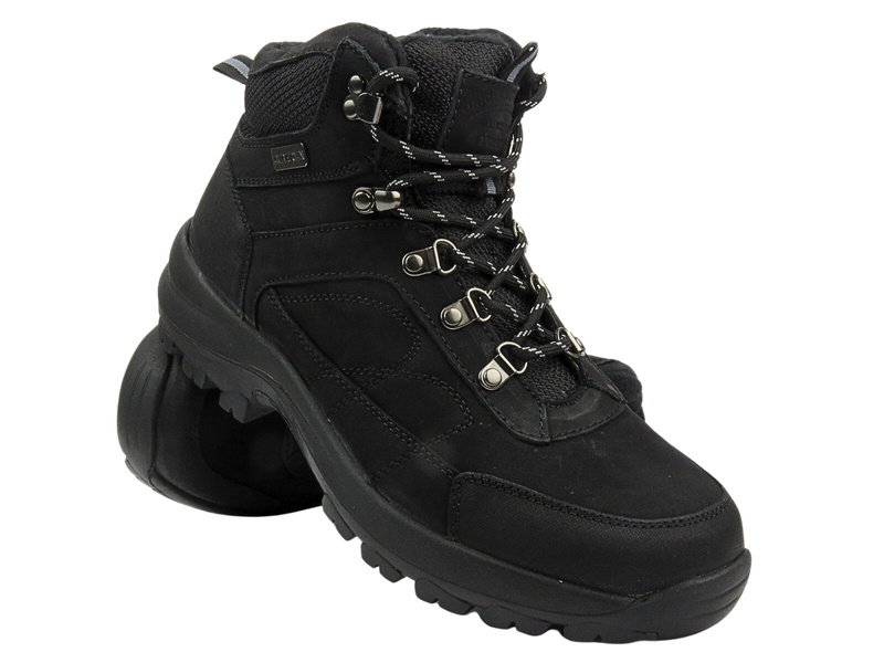 Černé pánské turistické boty AMERICAN CLUB CY58/24