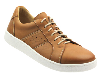 <h2>Barefoot kožené minimalistické pánské boty Helios Komfort 829, světle hnědé</h2>