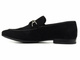 Semišové mokasíny, pánské boty JOHN DOUBARE D778-162B-18, černé