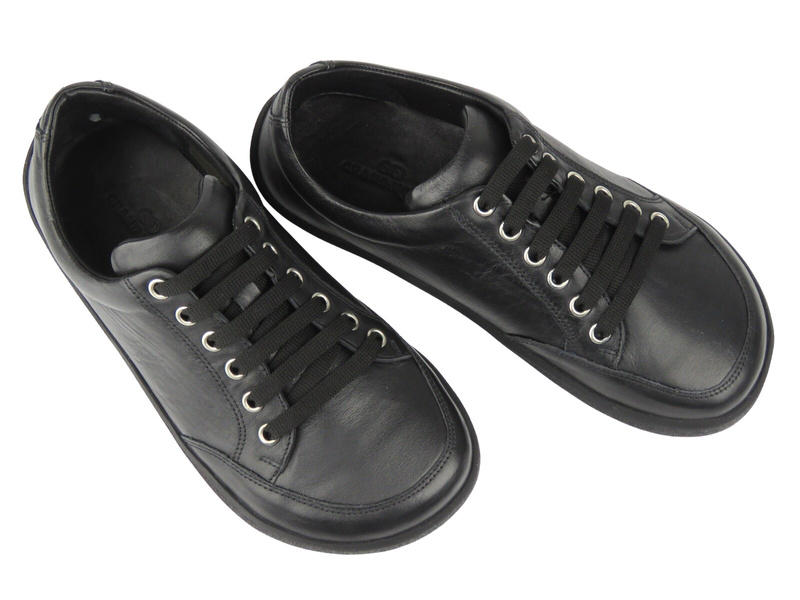 Dámské barefoot polobotky Nika Komfort 26014, černé