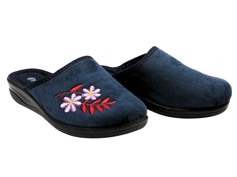 Pohodlné dámské pantofle modré INBLU CF-8