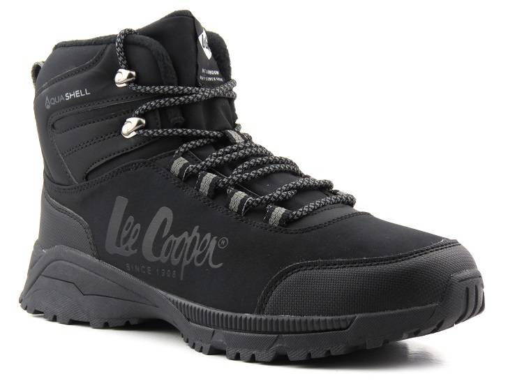 Pánské trekingové kalhoty s Aqua Shell - LEE COOPER 22-01-1404M, tmavě šedá