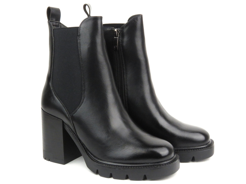 Dámské kotníkové boty - Potocki 23-12175, černé