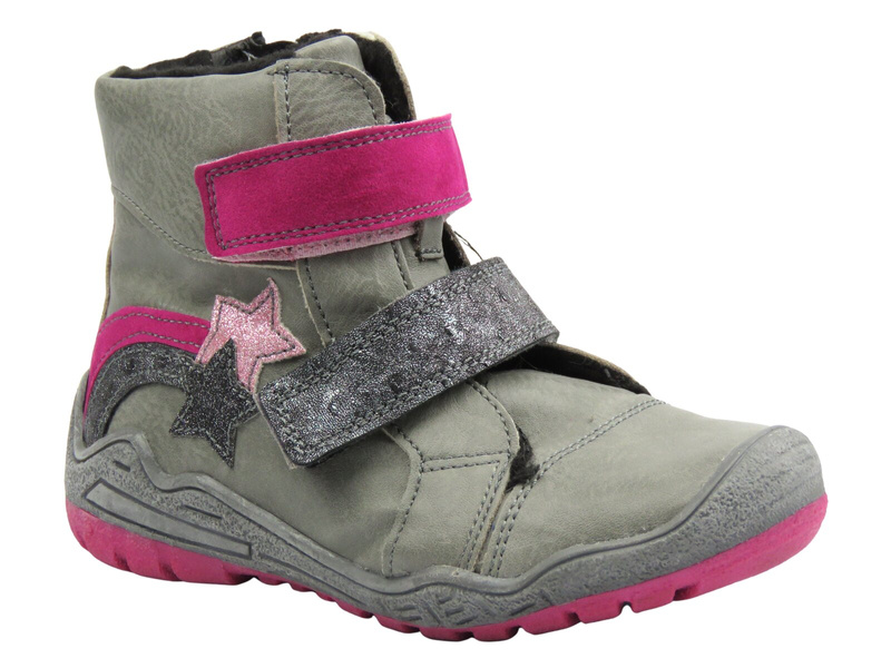 Dívčí kotníkové boty Kornecki 06738, šedé