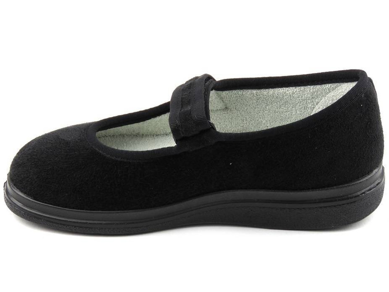Ortopedické dámské pantofle pro citlivé nohy - Befado dr Orto 462D002, černé