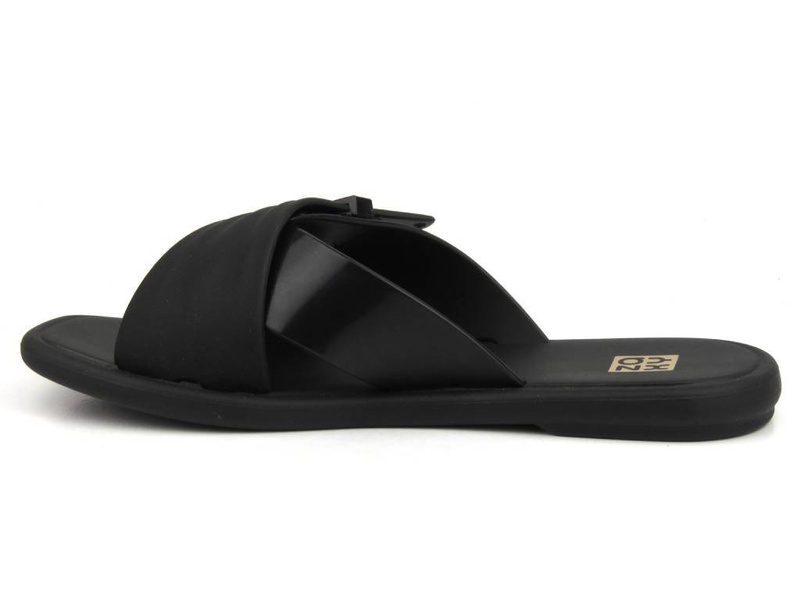 Veganské, ekologické dámské žabky - ZAXY JJ285217, černé