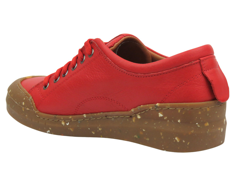 Kožené dámské polobotky Sokolski BK 111, červené