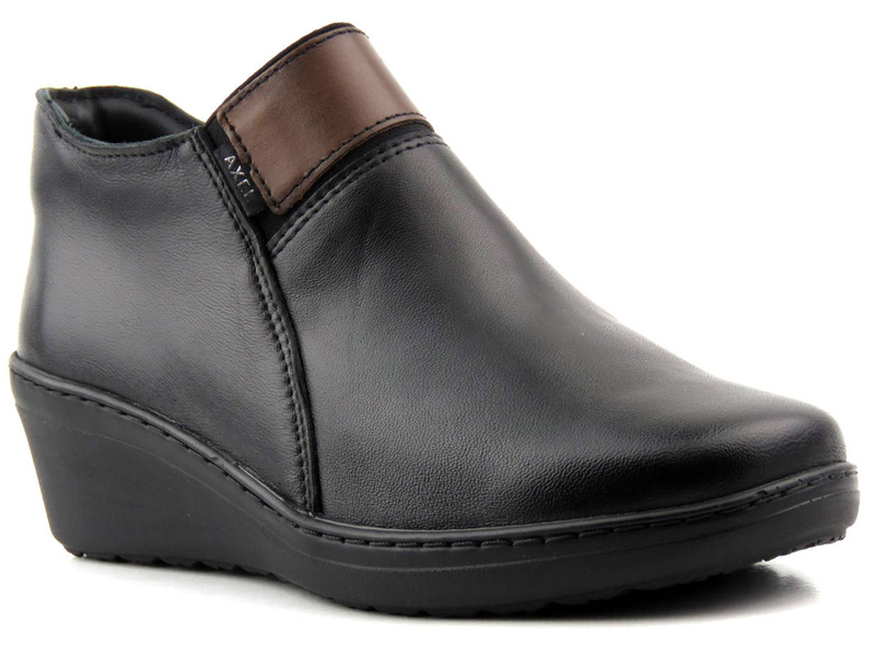 Dámské kotníkové boty vysokého střihu (H) - AXEL KOSELA 1776/9884, černé