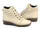 Zateplené dámské kotníkové boty - HELIOS Komfort 562, ecru 2