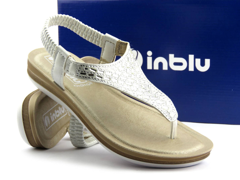 Dámské nazouváky - Inblu BA-43, bílé