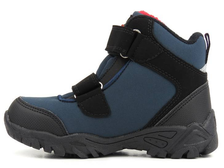 Dětské sněhule s Waterproof systémem - AMERICAN CLUB Soft Shell WT70/22N, tmavě modrá