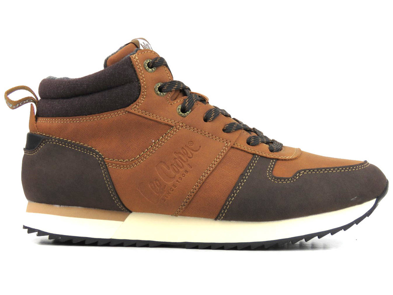 Pánská zimní sportovní obuv - LEE COOPER 22-31-1461M, hnědá