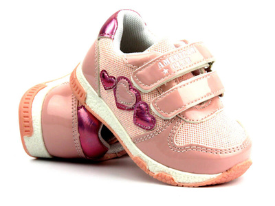 Dětské tenisky - American Club XD 46/22, růžové