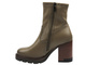 Dámské kotníkové boty na podpatku – Potocki 25-12419, khaki