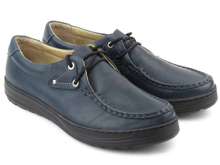 Lehké, pohodlné dámské boty - Helios Komfort 363, tmavě modrá