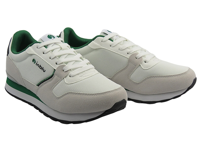 Pánská sportovní obuv Inblu IU-25 bílá, šněrovací