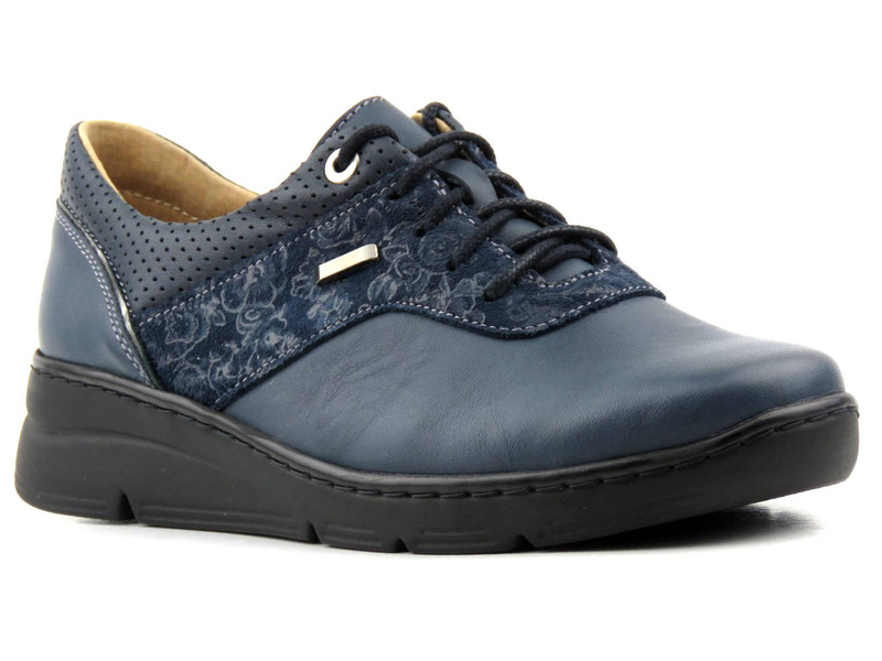 Dámské boty, tenisky polské výroby - HELIOS Komfort 396, tmavě modrá