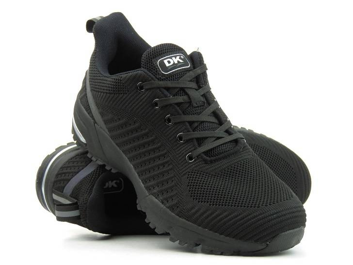 Pánská sportovní obuv ze síťoviny - DK Running VB16885, černá