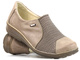 Dámská kožená obuv pro citlivá chodidla - HELIOS Komfort 714, béžová