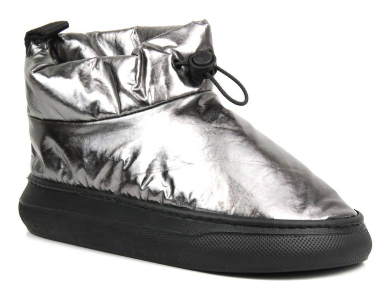 Eskymák, mukluk, dámské boty - Venezia AND31, stříbrná