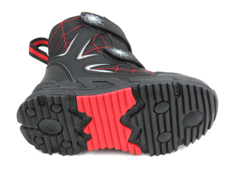 Dětské sněhule na suchý zip - AMERICAN CLUB XD 109/23, černé