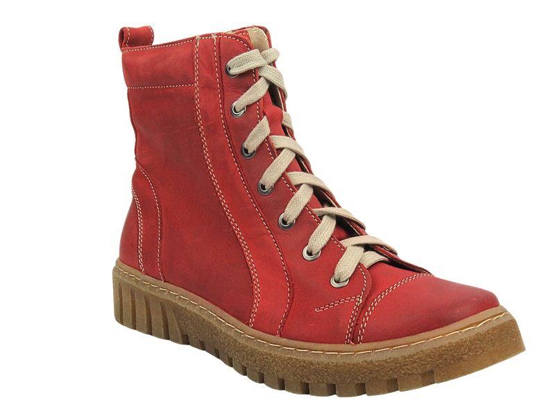 Dámské kotníkové boty polské značky HELIOS Komfort 575, světle hnědé