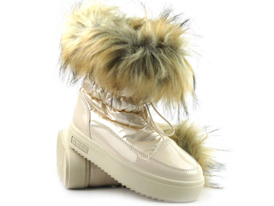 Teplé eskymácké sněhule pro ženy - Big Star MM274380, béžové
