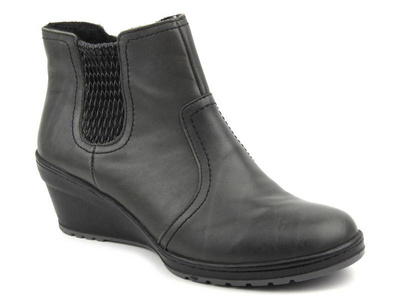 Dámské kotníkové boty HELIOS Komfort 607 šedé