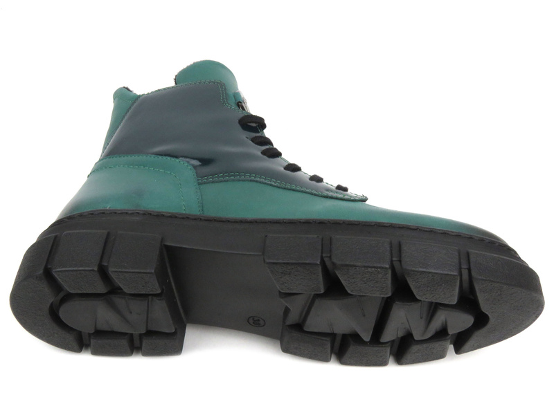 Dámské boty polské značky - Waldi 1169, zelené