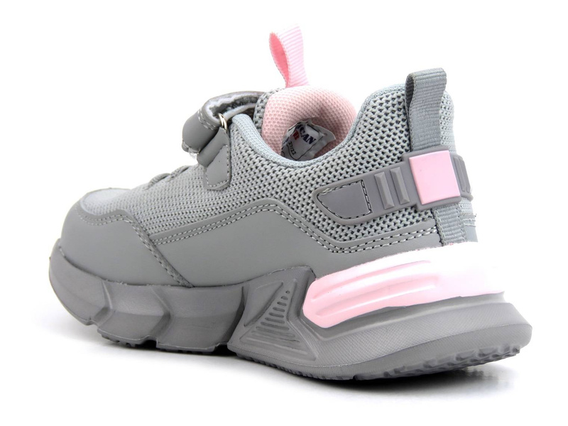 Tenisky, sportovní obuv pro dívky - AMERICAN CLUB AA 27/22, šedá