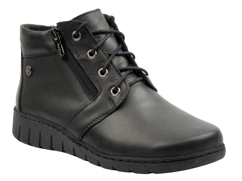 Dámské kotníkové boty Helios Komfort 789 černé 3, šířka H+