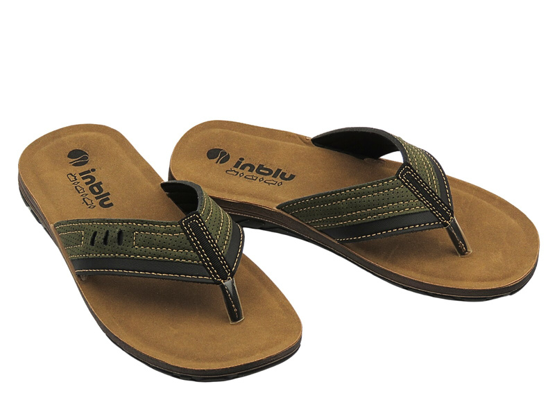 Pánské žabky zelené INBLU VT-02