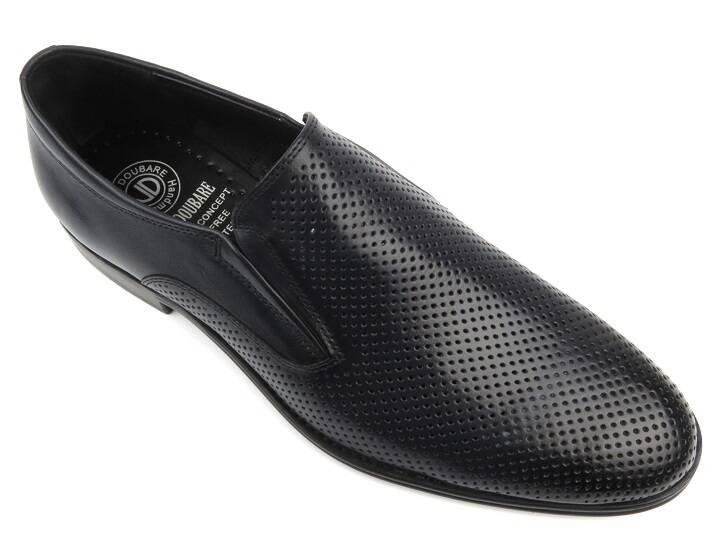 Elegantní mokasíny, pánská polobotka - JOHN DOUBARE A0047-705HB-5G, modrá barva