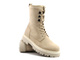 Kožené boty, dámské zateplené boty - Marco Tozzi Marco Tozzi 2-26296-41, krémové
