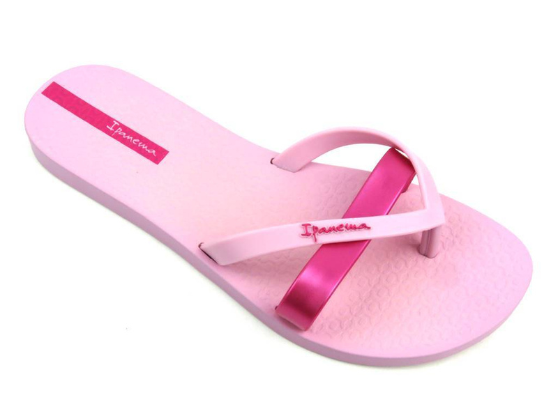 Dámské gumové žabky IPANEMA 81805, metalicky růžové