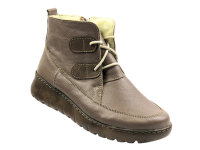 Dámské kotníkové boty polské značky HELIOS Komfort 795, khaki