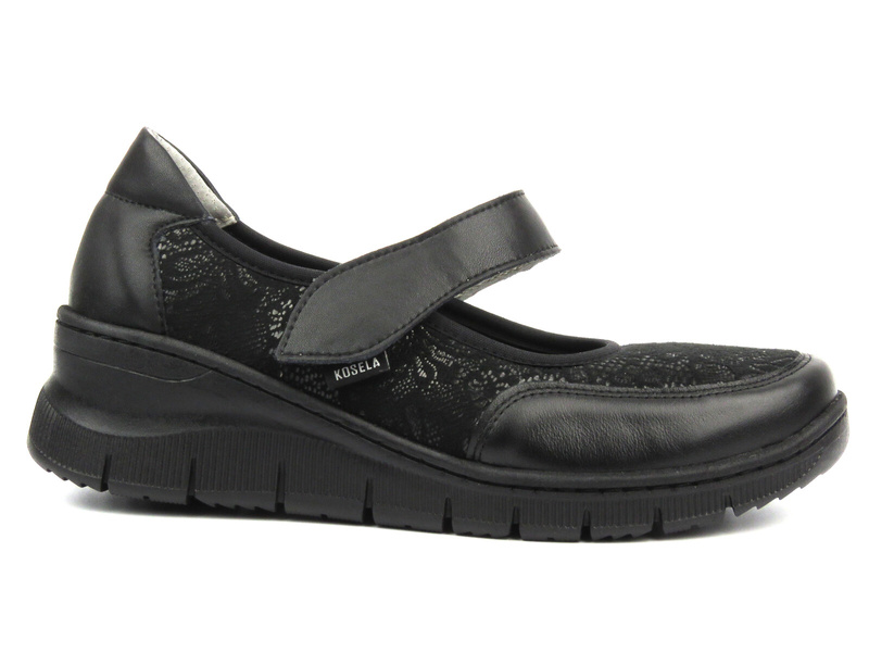 Pohodlné, měkké dámské boty se strečem - AXEL 1437, černá