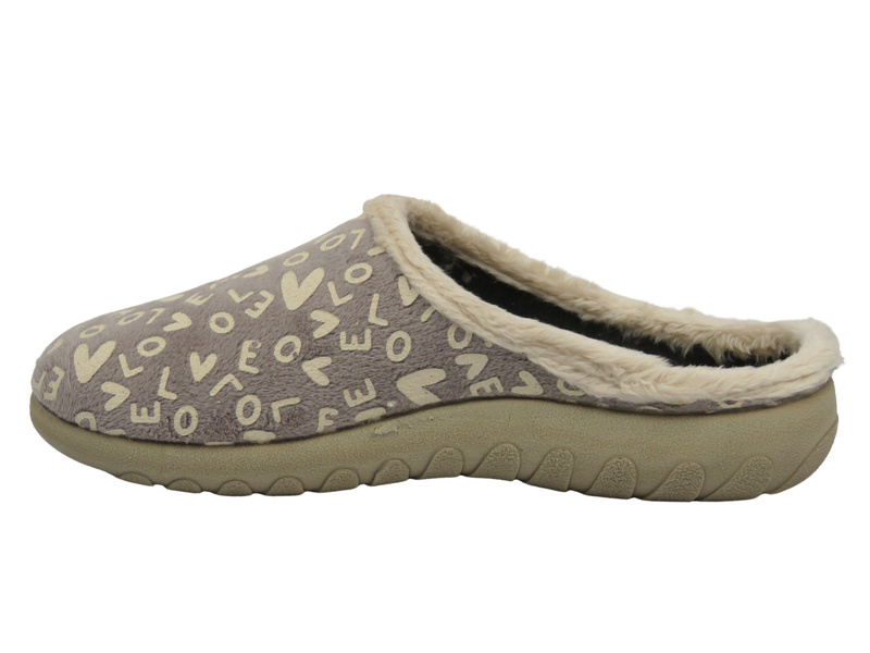 Měkké dámské domácí pantofle Inblu ET-32, Béžové