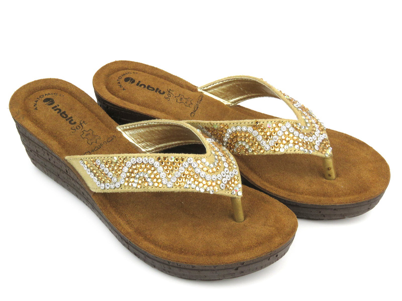 Pohodlné pánské žabky - INBLU GM-21, pískové