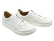 Barefoot kožené minimalistické pánské polobotky bílé 2 Helios Komfort 830