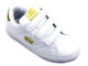 Dětská sportovní obuv FANCO ES07-HH1304, bílá a zlatá s korunkou
