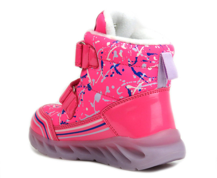 Dětské sněhule AMERICAN CLUB ES 140/23 fuchsiové