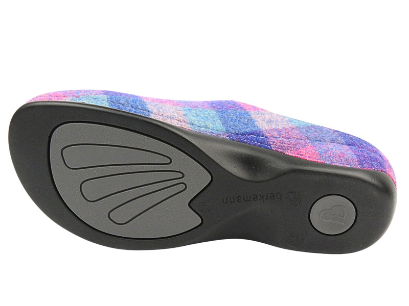 Dámské plstěné pantofle - BERKEMANN 01044-635 Fabia, fialová