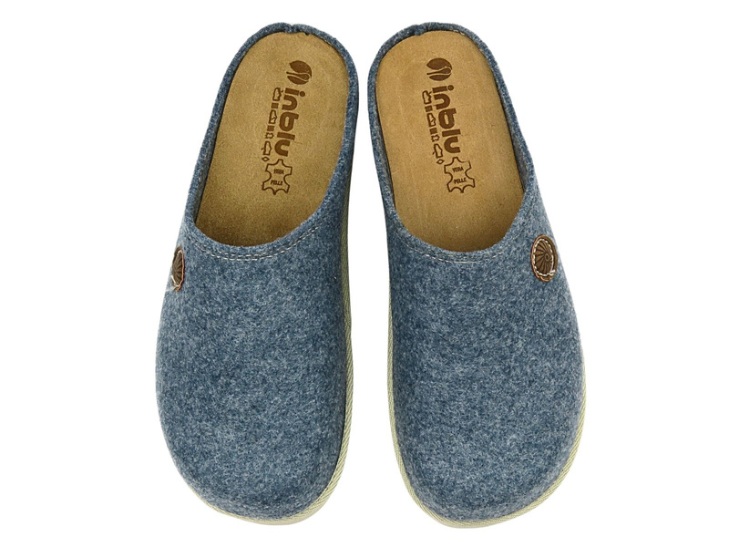 Pohodlné dámské pantofle INBLU CS-47, modré